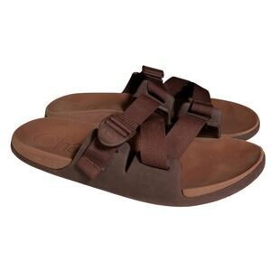 Chaco Chillos Slide Sandals Mens Size 11 Brown Gorpcore Slip On Casual Beach